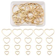 Pandahall 35 pçs/caixa 304 aço inoxidável anel de ligação coração para fazer jóias diy pulseira colar acessórios encontrando 2024 - compre barato