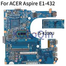 Для ACER Aspire E1-432 E1-472 E1-472G I5-4200U Материнская плата ноутбука 12243-3 48.4YP20.031 SR170 DDR3 материнская плата для ноутбука 2024 - купить недорого