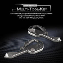 New Disruptive Multi-Tool Key For The Modern Featuring Over 16+Tools Stainless Steel Tool Key Outdoor Cycling Portable Tool 2024 - buy cheap