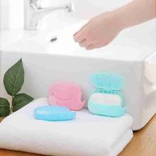 50pcs Disposable Paper Soap Travel Outdoor Portable Hand Washing Soap Box Scented Slice Sheets Mini Soap Paper Foaming Box 2024 - buy cheap