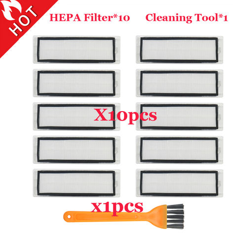 hepa filter for xiaomi roborock s50 s51 s55 S5 Max S6 accessories xiaomi mi robot vacuum cleaner Parts xiaomi roborock filter 2022 - купить недорого