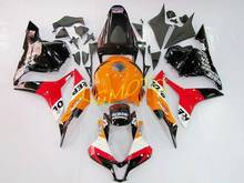 Kit de carenados para HONDA CBR600 RR F5 09-12 10 11, honda cbr600rr f5 2009-2012 2010, carrocería personalizada gratis # naranja REPSOL 2024 - compra barato