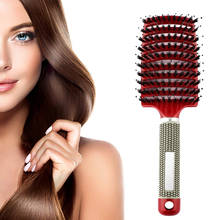 1pcs Women Hair Scalp Massage Comb Bristle & Nylon Hairbrush Wet Curly Detangle Hair Brush for Salon Hairdressing Styling Tools 2024 - buy cheap