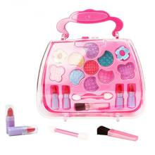 Set de maquillaje para niña, Kit de juego de simulación no tóxico, regalo de princesa, caja de maquillaje de belleza, TSLM1 2024 - compra barato