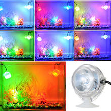 Fish Tank Spotlight Aquarium Decoration Highlight Colorful Discoloration Clip On Led Diving Light 1 Pcs 2024 - buy cheap