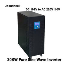 Inversor de onda sinusoidal pura, convertidor de CC a ca de 20KW/20000W, 192/220/240VDC a 220Vac con entrada eléctrica de ciudad/cargador de CA 2024 - compra barato