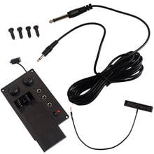 1 Set Electric Violin EQ Pickup Piezo Musical Instrument Accessory Black 2024 - buy cheap