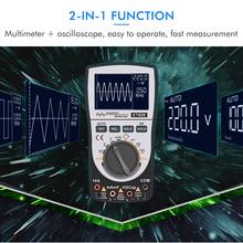 ET826 Digital Oscilloscope Multimeter Current Voltage Frequency Tester Analog Bar Graph Data Waveform Display 20KHZ Bandwidth 2024 - buy cheap