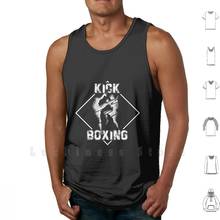 Camisetas sin mangas de Kickboxing, Chaleco de boxeo tailandés, Kick Boxing, Kickboxing, entrenamiento, gimnasio 2024 - compra barato