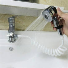 Pet ручной душ для ванной для быстрого подключения шланг для раковины Биде Спрей Набор для мытья волос pet Ванна Душ 2024 - купить недорого