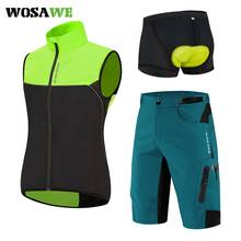 WOSAWE-ropa de Ciclismo de montaña, uniforme de verano, camiseta de Ciclismo de carreras, Jersey repelente al agua 2024 - compra barato