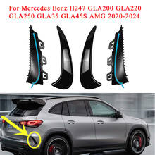 Rear Bumper Spoiler Air Vent Trim Cover Fender Splitter For Mercedes Benz H247 GLA200 GLA220 GLA250 GLA35 GLA45S AMG Line 2020+ 2024 - buy cheap