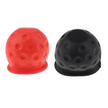 Car Tow Ball Bar Towing Protect Towbar Towball Cap Cover Black+Red 2024 - buy cheap