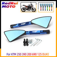 Universal Motorcycle mirror CNC side Rearview For KTM 250 390 200 690 125 DUKE 990 SUPER DUKE R 790 1290 DUKE 2024 - buy cheap