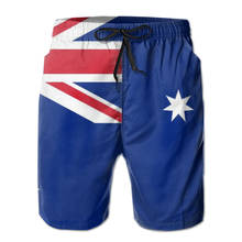 Pantalones cortos de playa para hombre, bañador de secado rápido, bañador con bandera australiana, ropa de playa 2024 - compra barato