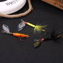 16pcs/pack Artificial Baits Metal Rotating Sequined Bionic Fish Hook Lures Kit Compression Resistance Outdoor Fishing 2024 - buy cheap