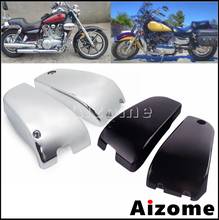 Capa protetora de lateral para motocicleta, 1 par de capa lateral de bateria esquerda e direita para kawasaki vulcan vn1500 nomad clássico vn 1500 2024 - compre barato