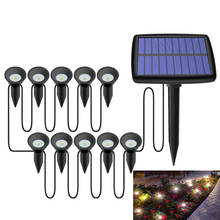 Solar Garden Light Waterproof LED Buried Lights 2 in 1 10 in 1 Outdoor Landscape Lighting for Yard Walkway Path Pool Decoration 2024 - buy cheap