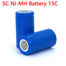 Bateria recarregável sc 1.2v, 2000mah, 3000mah, 21410 ni-mh para aspirador de pó, varredor, drone, furadeira elétrica, bateria de ferramentas 2024 - compre barato