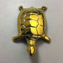 Turtle Sculpture Exquisite Antique Old Bronze Antiques Crafts Brass Gold-plated Turtle Black Turtle Ornaments Home Decoration 2024 - buy cheap