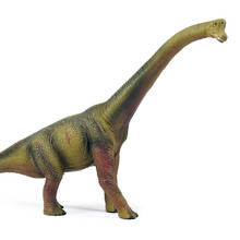 Зеленый Брахиозавр большая модель фигура животного симулятор динозавра ручная работа Парк Юрский дракон Юрского периода пластиковые детские игрушки образовательная фигурка животного 2024 - купить недорого