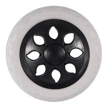 Black White Plastic Core Foam Shopping Trolley Cartwheel Casters 2024 - buy cheap