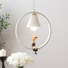 Modern Pendant Light Creative Resin Doll Hanglamp For Dining Room Bedroom Children's room Nordic Home Decor Loft Light Fixtures 2024 - buy cheap