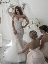New Elegant Simple Wedding Dresses Mermaid Sweetheart Beach Wedding Gowns Suknia Slubna Sexy Country Bridal Gowns Gelinlik 2024 - buy cheap