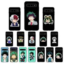 Capa de celular fhnblj anime my hero academia, capa para samsung galaxy s6 s6edge plus s7 s7edge s8 s9 s10 plus s20 2024 - compre barato