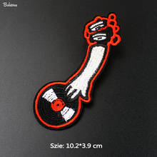 Rock Motif Patch iron on Transfer Embroidered Red Hippie Badges Punk Applique Stickers for Jacket Bags DIY Accessory 2024 - buy cheap