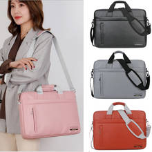 PU Leather Laptop Bag For Women 13 14 15 15.6 17.3 inch For Macbook Air Pro 13.3 15.4 inch Computer Notebook Bag Briefcase Bag 2024 - buy cheap