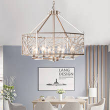 Luminária de cristal americana restaurante criativa simples arte sala de estar lâmpada vila luz de luxo pós-moderna estudo quarto lustre 2024 - compre barato