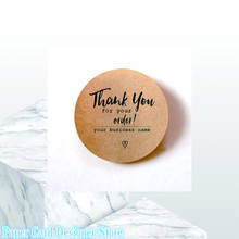 500 Pcs Customize round stickers packaging 1.5 inch Thank You for your order stickers Business Social Media Logo stickers 2024 - buy cheap