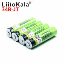 LiitoKala-baterías recargables para linterna, baterías recargables 100% originales de 3,7 V, NCR, 18650B, 3400, 3400mAh, 4 unidades 2024 - compra barato