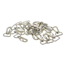 Ganchos tipo langosta giratoria de Metal, broche de cuerda, accesorios de joyería, llavero, llaveros, bolsa artesanal, suministros de colgante artesanal, 20 Uds. 2024 - compra barato