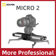 Рельсовый слайдер для камеры Zeapon Micro 2 из алюминиевого сплава, легкий, портативный, универсальные варианты крепления для DSLR и беззеркальной камеры 2024 - купить недорого