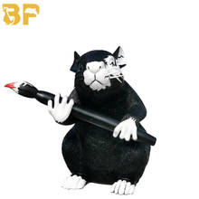 Modern Art Luxurious Banksy Love Rat Statue Black Mouse Figurine  Street Art Home Decor Sculpture 2024 - buy cheap