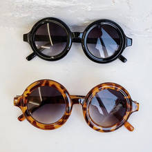 Gafas de sol con estampado de leopardo para niño y niña, lentes de sol con diseño de leopardo, a la moda, para playa, 6 colores 2024 - compra barato