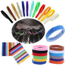 40# 12 Colors Identification Id Collars Bands Whelp Puppy Kitten Dog Pet Cat Velvet Practical Puppy Id Collar 2024 - buy cheap