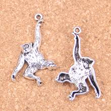 8pcs Charms monkey 32x27mm Antique Pendants,Vintage Tibetan Silver Jewelry,DIY for bracelet necklace 2024 - buy cheap
