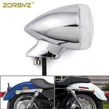 ZORBYZ Motorcycle 2X Chrome Rear Amber Lamp Led Turn Signal Light Indicator For Harley 2024 - buy cheap