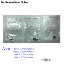 30PCS a set Silver Screw For Huawei Nova 5i Pro mainboard motherboard Cover Screws Repair Parts For Huawei Nova 5 i pro 5ipro 2024 - buy cheap