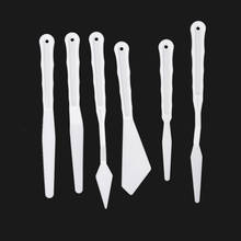 6pcs/lot New Plastic Palette Knife Scraper Spatula Knives Shovel Art Supplies Acrylic Plate Maquetas Modelismo Clay Tool 2024 - buy cheap