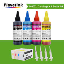 Картридж с чернилами для принтера Plavetink PGI-1400XL + наборы для заправки чернил для бутылки 4 × 100 мл, совместимы с Canon PGI 1400 MAXIFY MB2040 MB2140 2024 - купить недорого