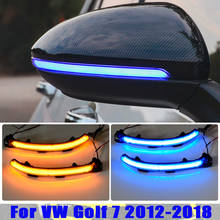 Pisca-pisca de sinalização led, para vw golf 7 mk7 7.5 gti r sportsvan touran l ii, seta dinâmica 2024 - compre barato