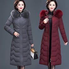 Plus Size Winter Jackets For Women 2021 Fashion Down Cotton Parka Coats Female Hooded Padded Jacket Coat Womens Loose Overcoat 2024 - buy cheap
