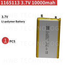 1x 1065113 capacidade real 10000mah íon de lítio 3.7v, bateria recarregável, bateria de polímero de lítio, energia móvel, produtos digitais tablet 2024 - compre barato