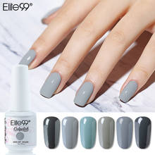 Elite99 8ml Gray Color Gel Polish Semi Permanent Nail Polish UV Soak Off Nail Art Manicure Hybrid Varnish Enamel Lacquer GelLak 2024 - buy cheap