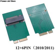 M.2 ngff ssd a 12 + 6 pinos placa adaptadora, para macbook air 2010 2011 a1370 a1369 2024 - compre barato