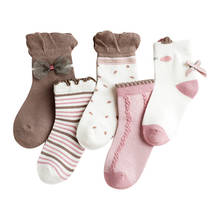 5Pairs/set 3-12Years Old Children's Socks Cotton Kids Girls Socks Fashion Autumn Winter Baby Boy Girls Sock 2020 Socks for girls 2024 - buy cheap